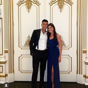 Jovani navy blue size 2 dress